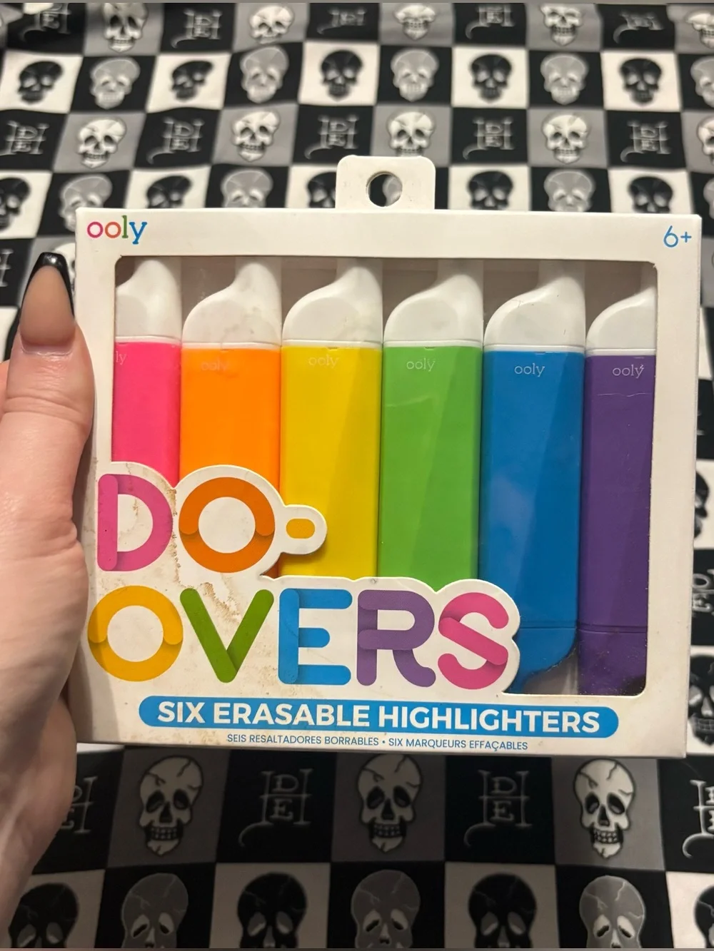 Ooly Do Overs Erasable Highlighter Markers Pack of 6